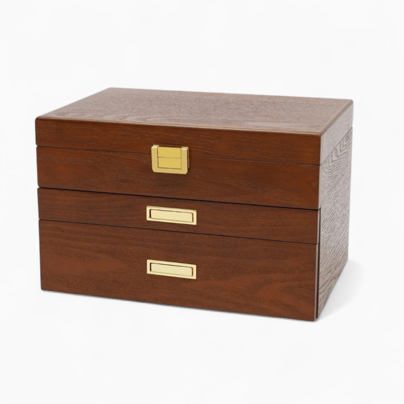 Boîte À Bijoux En Bois Avec Tiroirs
