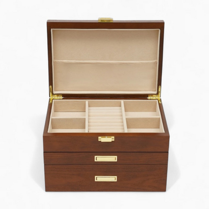 Boîte À Bijoux En Bois Avec Tiroirs