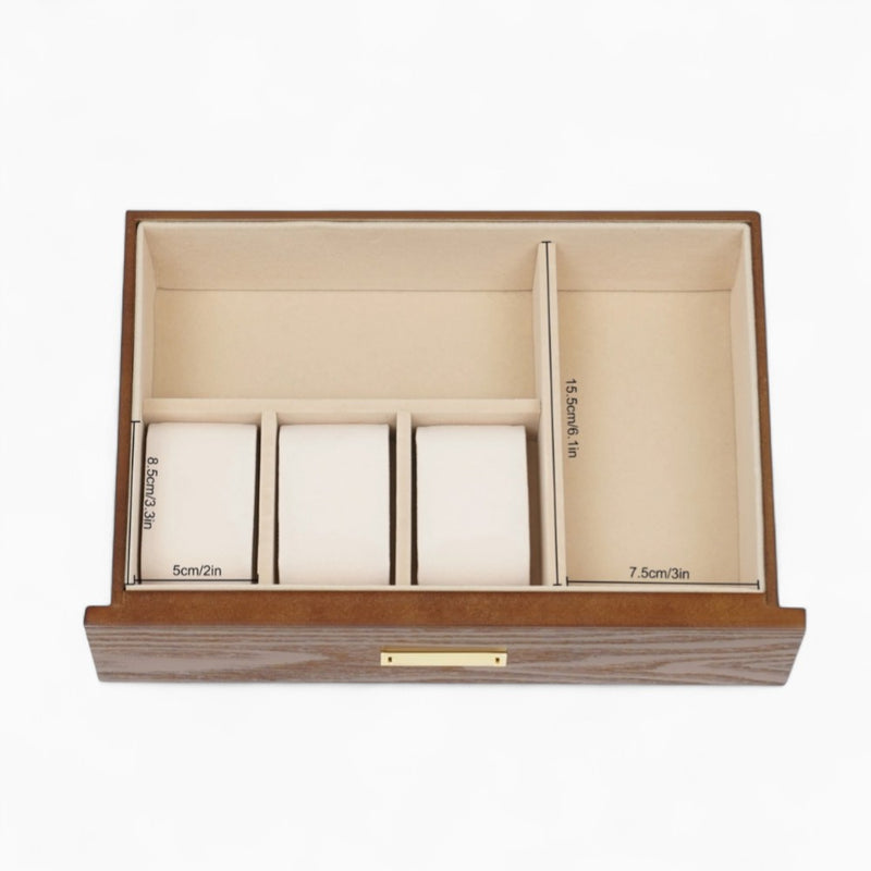 Boîte À Bijoux En Bois Avec Tiroirs