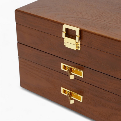 Boîte À Bijoux En Bois Avec Tiroirs